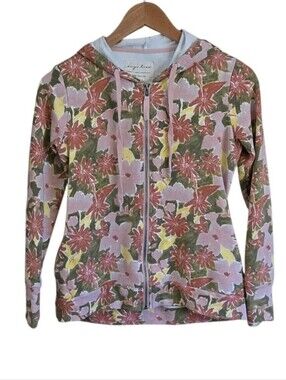 Evy's Tree The Lucia Floral Zip Up Hoodie